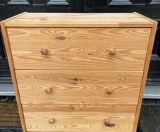 Low Sized Sturdy Chest Of Drawers - Cabinet - Can Deliver