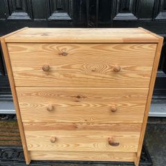 Low Sized Sturdy Chest Of Drawers - Cabinet - Can Deliver