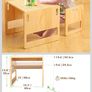 Montessori chair and table Image 3