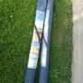 Pair of windbreaks with blue carry covers Image 4