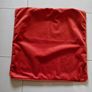 Dunnes Home Velvet Cushion Cover s45x45cm  Tomato  Orange Image 3