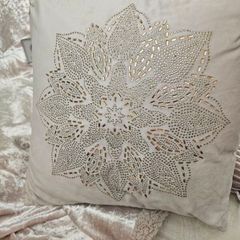 pale pink cushions