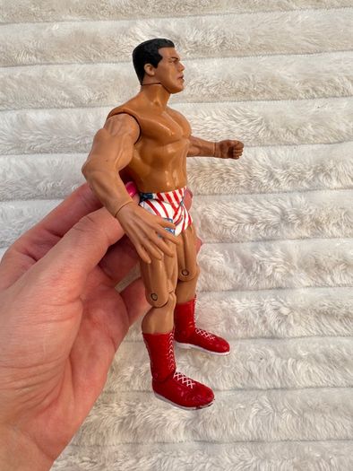 2000 WWF Jakks Pacific Titantron Live Ringside Chaos Series 1 Kurt Angle Used Dirty Damaged approx. 17 cm. Please see photos