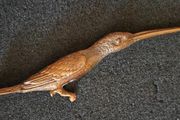 Bronze model of a kingfisher.