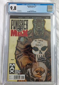 The Punisher Max Marvel  Issue 17 CBCS / CGC 9.8 Certified Graded Comic Framed  DC