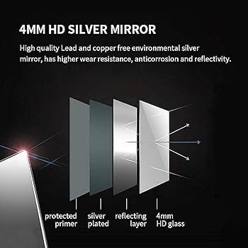 FREE EXPRESS SHIPPING 800 x 500mm Backlit LED Illuminated Bathroom Mirror with Light Sensor + Demister