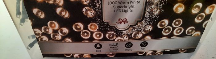 brand new Xmaslight 1000warm white Led