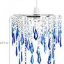Ocean Ceiling Chandelier Acrylic Light Shade, Blue & Light Blue (FREE SHIPPING) Image 5
