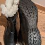 Fiero Women's Black Leather Winter Boots with Faux Fur EU 37 UK 4 Brand New Image 4