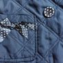 Padded Navy Coat.  Age 2-3 Image 4
