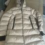 Moncler Women's Cream Coat Image 4