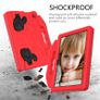 For Amazon Fire HD 8 2024 12th Gen Kids Case Shockproof Cover With Stand - Red Image 6