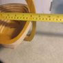Vintage Equinoccio Pineapple Wooden Accordion or Collapsible Basket Image 7