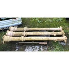 Set of 6 Cast Iron Poles KAS354