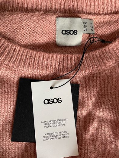 ASOS soft jumper and scarf.