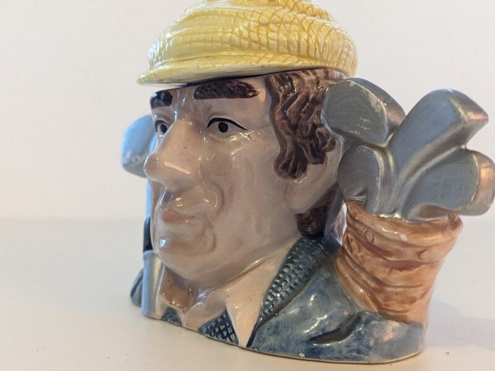 Vintage Golfer Tea Pot