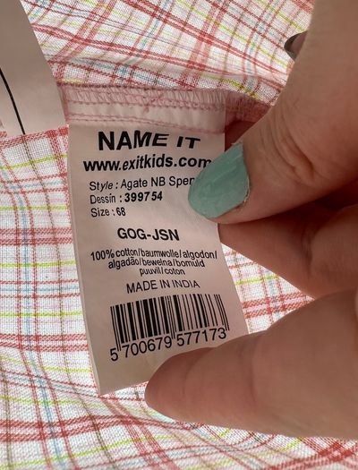 Name It check dress