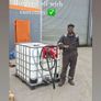 IBC tank (1000L) with fuel pump and meter. Image 4