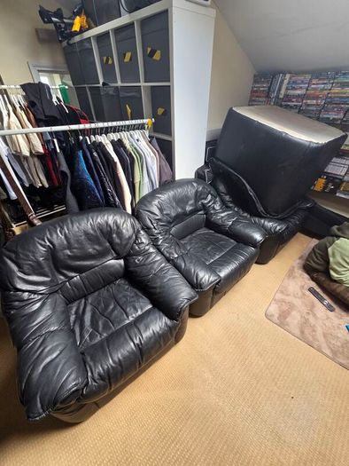 free 4 leather chairs