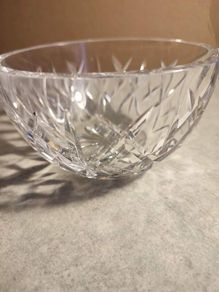 Crystal Bowl  Candy dish Bowl may be Waterford in no stamp