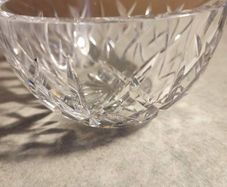 Crystal Bowl  Candy dish Bowl may be Waterford in no stamp