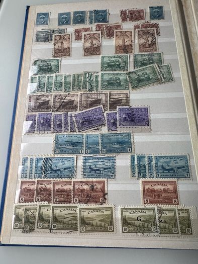 CANADA collection in stamp album