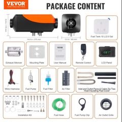 Bluetooth App Control Diesel Air Heater, 12V 5-8KW Diesel Heater with Automatic Altitude Adjustment, Remote Control and LCD, Diesel Parking Heater for RV Trailer Camper Van Boat