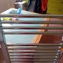 large heated chrome towel radiator Image 7