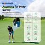 Laser Rangefinder with Slope Compensation 650Yards Golf Range Finder with Side Screen Display Flag Locking Vibration for Golfing Image 6