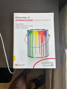 Essentials of Operation Management
