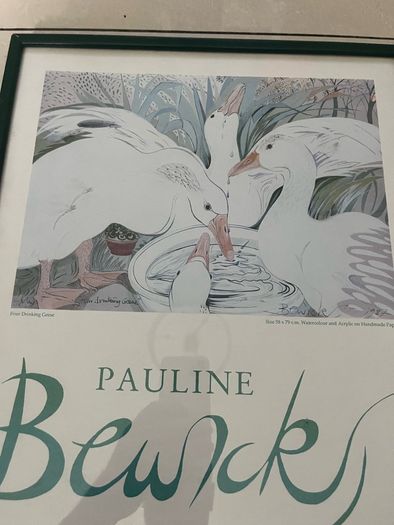 Signed Pauline Bewick signed and Framed Promotional Poster