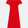 ZARA red jumpsuit with lace Image 2