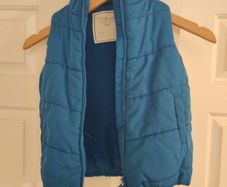 Mothercare Boys Blue Puffer Gilet / Bodywarmer (5-6 Years)