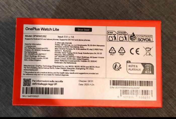 OnePlus Watch Lite (Factory Sealed)