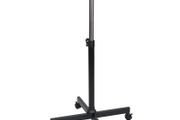 Adjustable Single Motor Pet Hair Dryer Stand Black