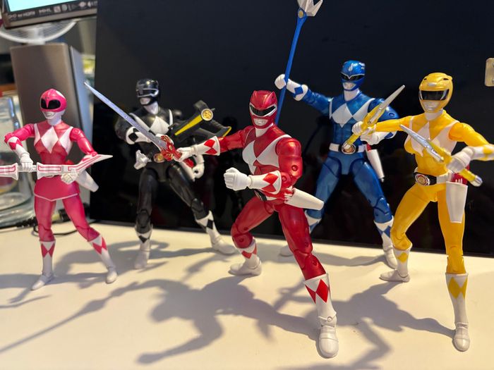 Power Rangers - 5 figures - Lightning Collection