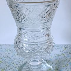 Vintage Waterford Pedestal Vase.
