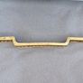 Antique brass fireplace fender Image 2