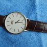 Softech Ladies Rose Gold Slim Face Leather Strap Analog Watch Quartz Image 7