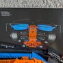 LEGO Technic McLaren MCL39 F1 Car (Set 42228) - Built & Displayed Image 3
