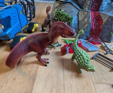 2 x Schleich Sets Dino Volcano & Truck