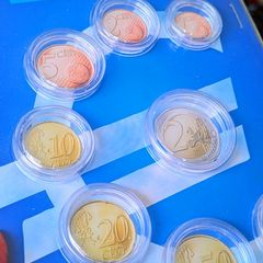 Coin Capsules Full Set For Euro Collection