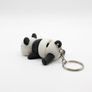 3D Printed Articulated Panda Keychain - Cute & Flexible Image 3