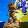 3D Printed Goku Flying Nimbus Figurine/ Model Image 2