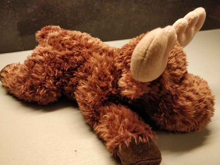 Brown Moose Plush Toy