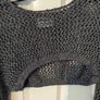 Silver glittery crop top Image 2