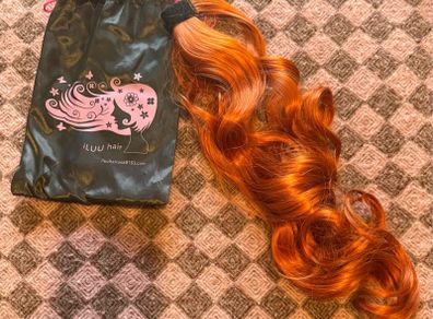 Bright Giner ponytail hair extension, brand new