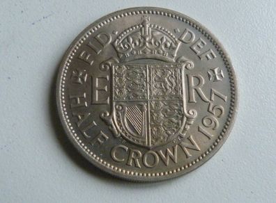Excellent 1957 halfcrown