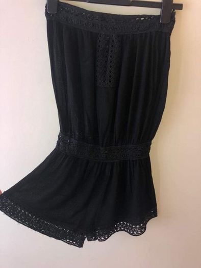 Black playsuit (size 8)