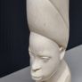 Pair of Handmade African Style Carved Figurines  21.5cm Decorative Sculptures Image 5